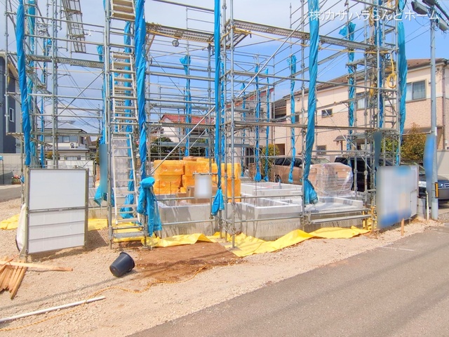 埼玉県川越市大字寺尾の新築戸建て基礎写真 2025年4月6日撮影