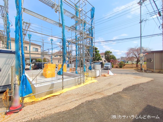埼玉県川越市大字寺尾の新築戸建て基礎写真 2025年4月6日撮影