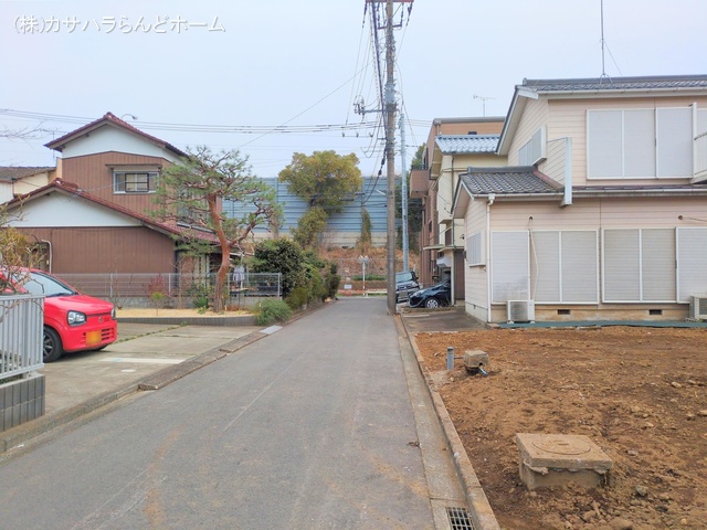 埼玉県川越市大字今福の新築戸建て更地・土地写真 2025年3月10日撮影