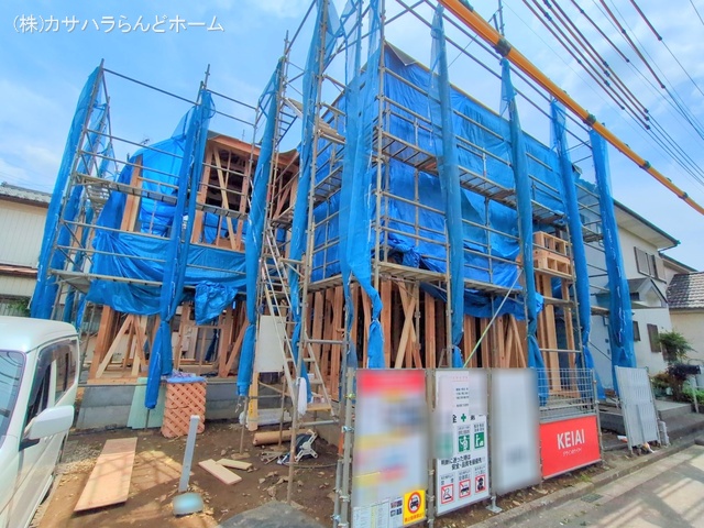 埼玉県川越市大字今福の新築戸建て上棟写真 2025年5月14日撮影