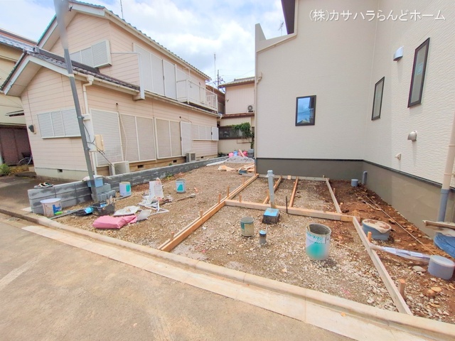 埼玉県川越市大字今福の新築戸建て外構写真 2025年6月25日撮影