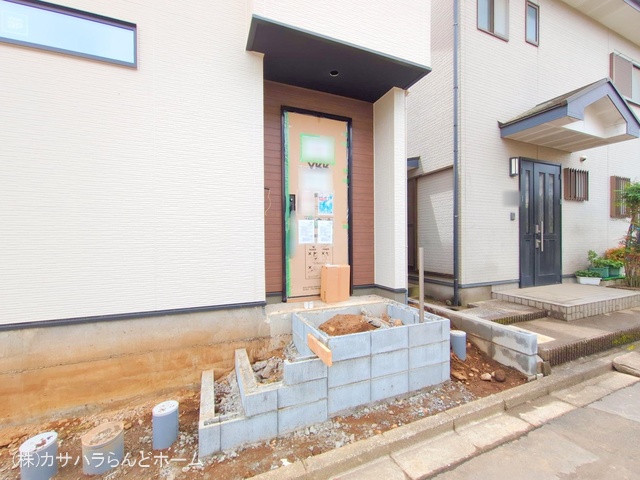 埼玉県川越市大字今福の新築戸建て外構写真 2025年6月25日撮影