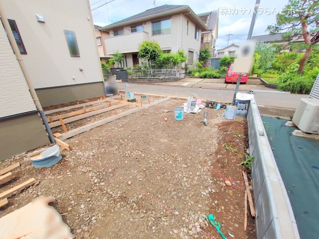 埼玉県川越市大字今福の新築戸建て外構写真 2025年6月25日撮影