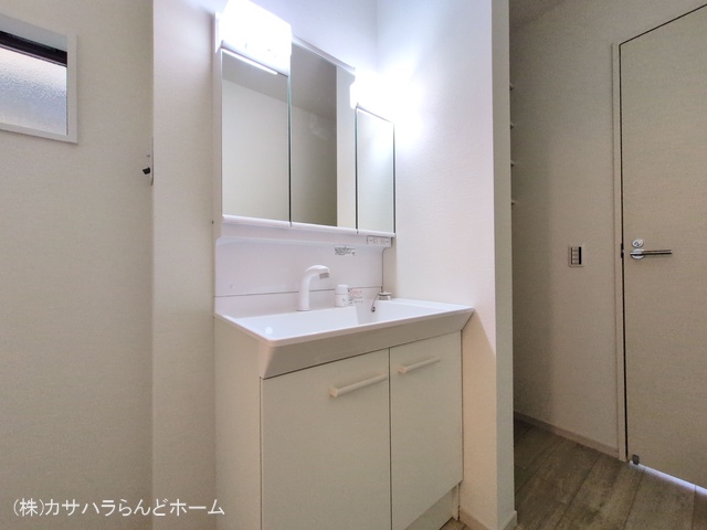 埼玉県川越市大字今福の新築戸建て洗面所写真 2025年8月28日撮影