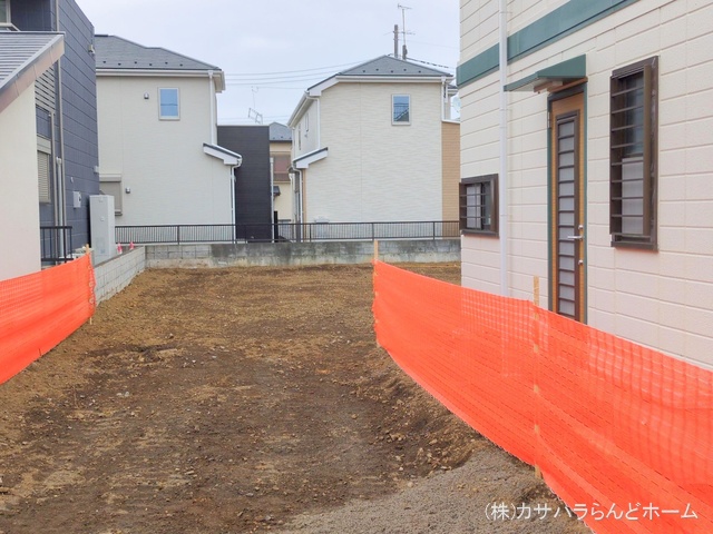 埼玉県川越市大字的場の新築戸建て更地・土地写真 2025年3月27日撮影