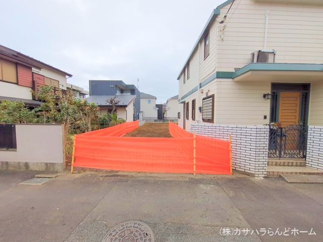 埼玉県川越市大字的場の新築戸建て更地・土地写真 2025年3月27日撮影