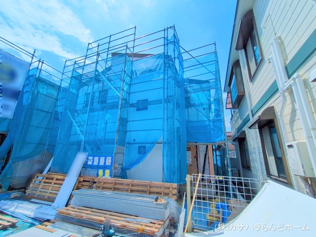 埼玉県川越市大字的場の新築戸建てシート写真 2025年6月26日撮影