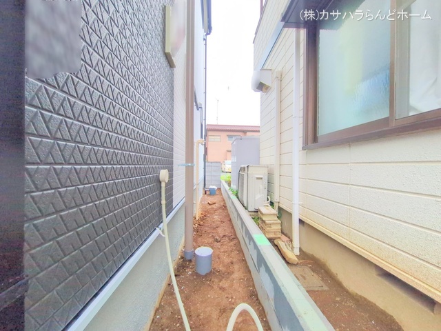 埼玉県川越市大字的場の新築戸建て外構写真 2025年7月13日撮影