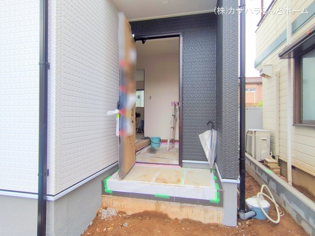 埼玉県川越市大字的場の新築戸建て外構写真 2025年7月13日撮影