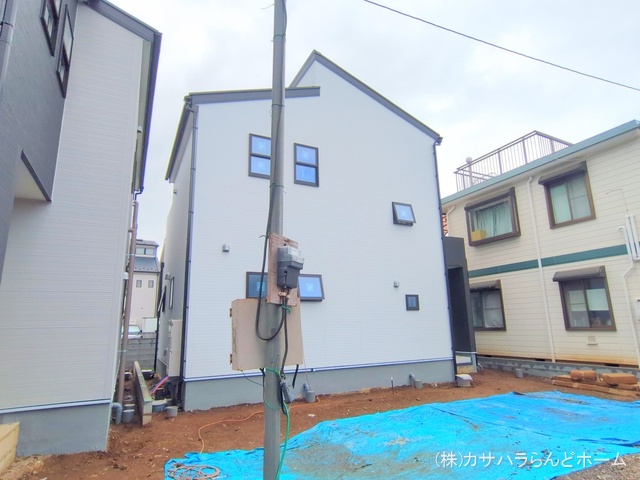 埼玉県川越市大字的場の新築戸建て外構写真 2025年7月13日撮影