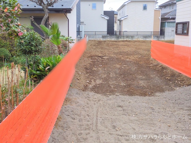 埼玉県川越市大字的場の新築戸建て更地・土地写真 2025年3月27日撮影