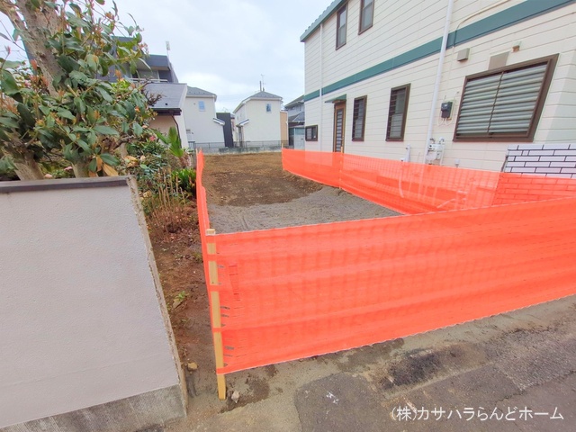 埼玉県川越市大字的場の新築戸建て更地・土地写真 2025年3月27日撮影