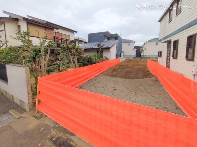 埼玉県川越市大字的場の新築戸建て更地・土地写真 2025年3月27日撮影
