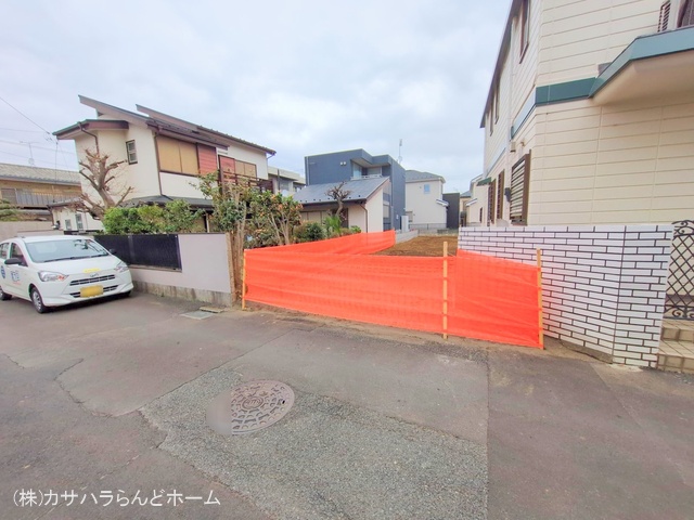 埼玉県川越市大字的場の新築戸建て更地・土地写真 2025年3月27日撮影