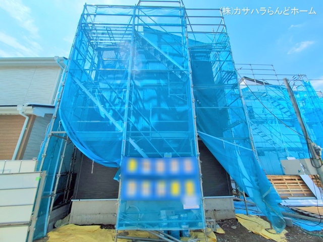 埼玉県川越市大字的場の新築戸建てシート写真 2025年6月26日撮影