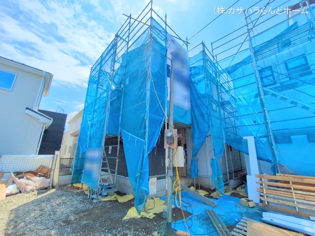 埼玉県川越市大字的場の新築戸建てシート写真 2025年6月26日撮影