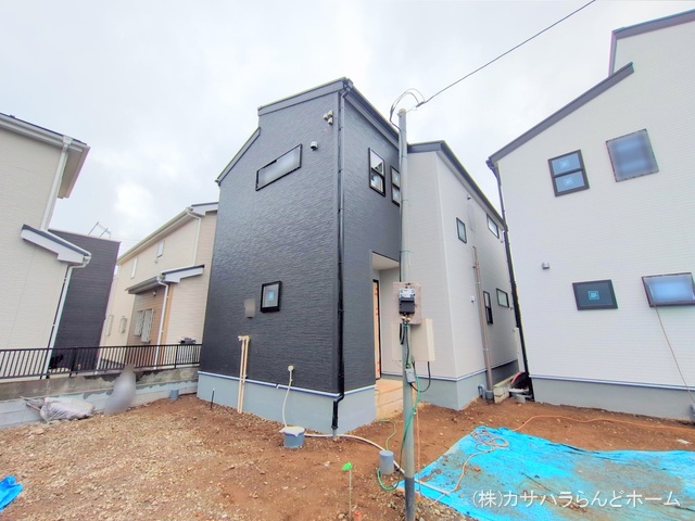 埼玉県川越市大字的場の新築戸建て外構写真 2025年7月13日撮影