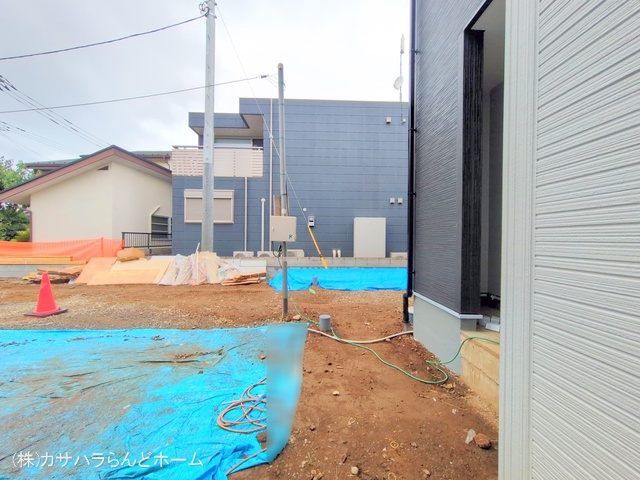 埼玉県川越市大字的場の新築戸建て外構写真 2025年7月13日撮影