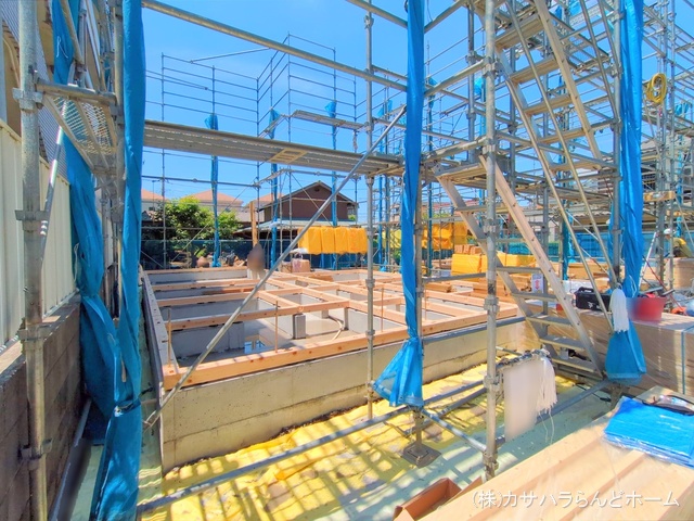埼玉県川越市大字藤間の新築戸建て基礎写真 2025年5月27日撮影