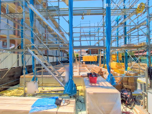 埼玉県川越市大字藤間の新築戸建て基礎写真 2025年5月27日撮影