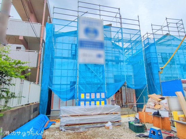 埼玉県川越市大字藤間の新築戸建てシート写真 2025年6月15日撮影