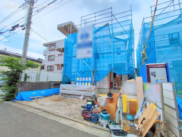 埼玉県川越市大字藤間の新築戸建てシート写真 2025年6月15日撮影