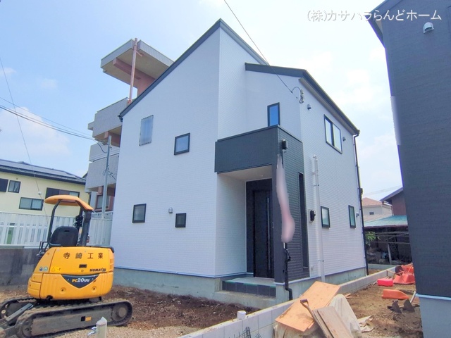 埼玉県川越市大字藤間の新築戸建て外構写真 2025年7月8日撮影