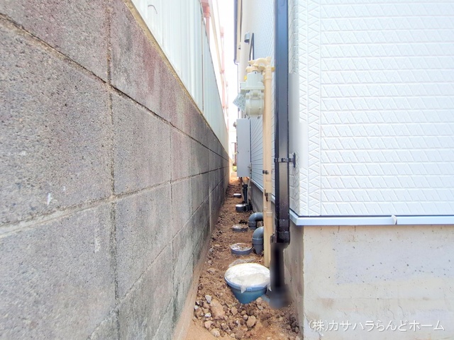 埼玉県川越市大字藤間の新築戸建て外構写真 2025年7月8日撮影