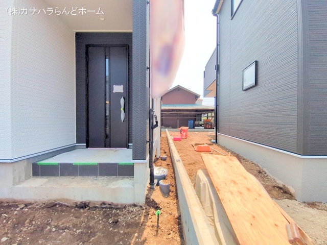 埼玉県川越市大字藤間の新築戸建て外構写真 2025年7月8日撮影