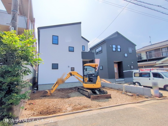 埼玉県川越市大字藤間の新築戸建て外構写真 2025年7月8日撮影