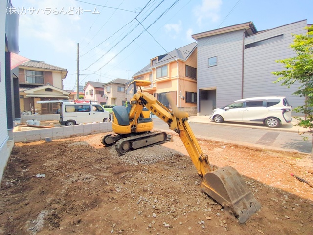 埼玉県川越市大字藤間の新築戸建て外構写真 2025年7月8日撮影