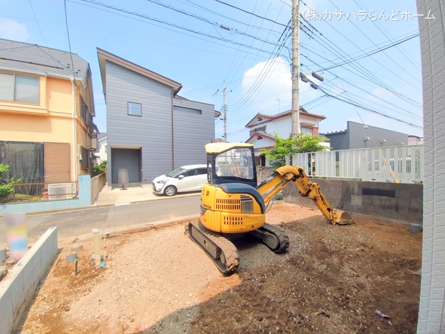 埼玉県川越市大字藤間の新築戸建て外構写真 2025年7月8日撮影