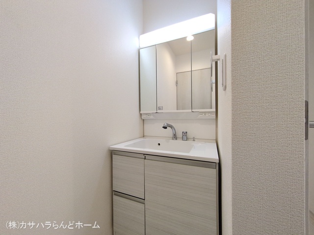 埼玉県川越市大字藤間の新築戸建て洗面所写真 2025年8月27日撮影