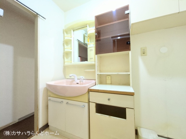 埼玉県川越市大字古谷本郷のマンション『川越グリーンパークI弐号棟』洗面所写真 2025年8月25日撮影