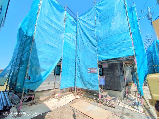 埼玉県川越市小仙波町2丁目の新築戸建てシート写真 2025年4月20日撮影