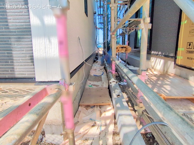 埼玉県川越市小仙波町2丁目の新築戸建てシート写真 2025年4月20日撮影