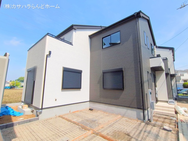 埼玉県川越市小仙波町2丁目の新築戸建て外構写真 2025年5月14日撮影