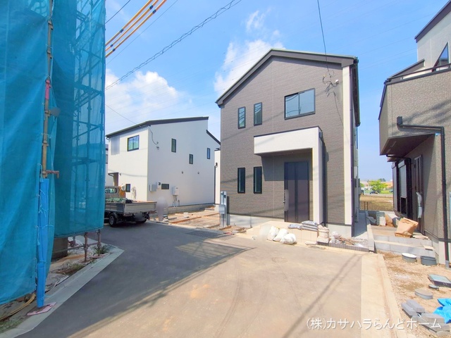 埼玉県川越市小仙波町2丁目の新築戸建て外構写真 2025年5月14日撮影