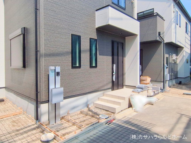 埼玉県川越市小仙波町2丁目の新築戸建て外構写真 2025年5月14日撮影