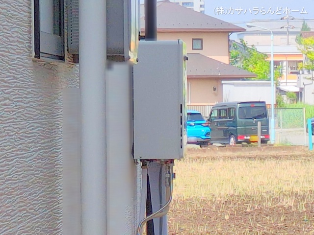 埼玉県川越市小仙波町2丁目の新築戸建て外構写真 2025年5月14日撮影