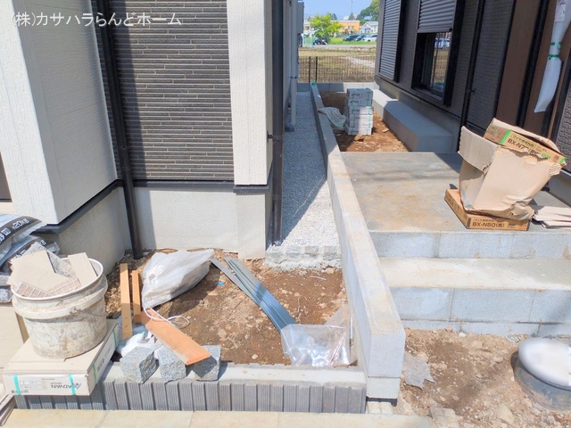 埼玉県川越市小仙波町2丁目の新築戸建て外構写真 2025年5月14日撮影