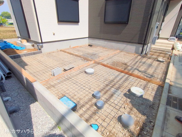 埼玉県川越市小仙波町2丁目の新築戸建て外構写真 2025年5月14日撮影