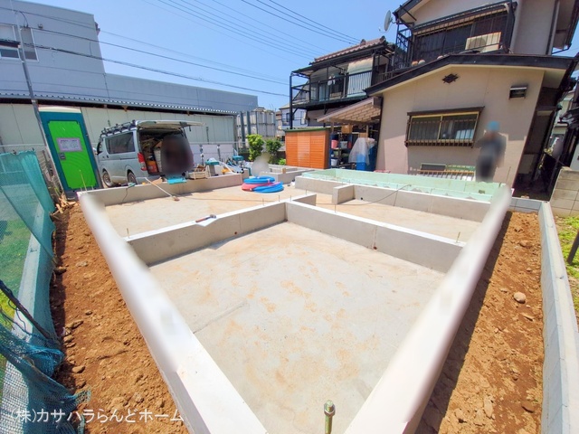 埼玉県川越市大字南田島の新築戸建て基礎写真 2025年5月19日撮影