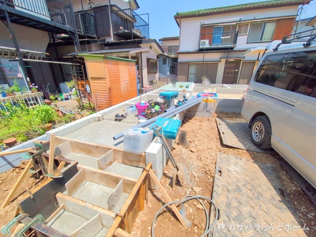埼玉県川越市大字南田島の新築戸建て基礎写真 2025年5月19日撮影