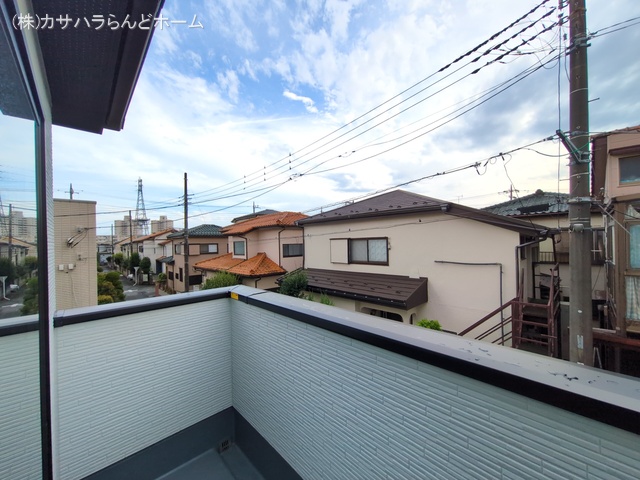 埼玉県坂戸市千代田2丁目の新築戸建てバルコニー写真 2025年9月17日撮影