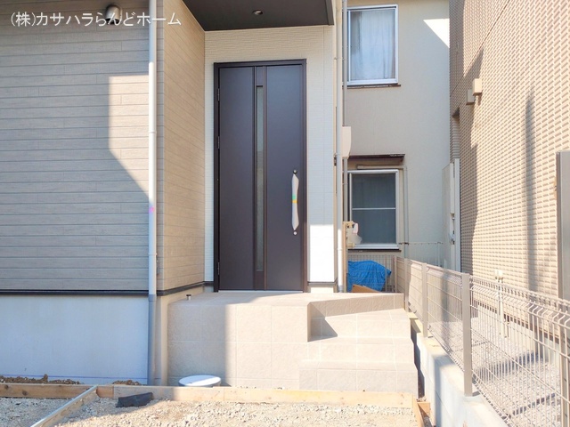 埼玉県坂戸市千代田2丁目の新築戸建て外構写真 2025年8月18日撮影