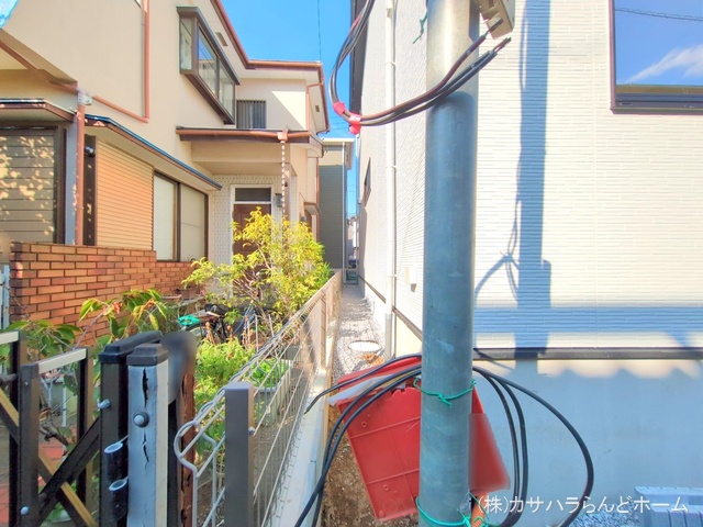 埼玉県坂戸市千代田2丁目の新築戸建て外構写真 2025年8月18日撮影