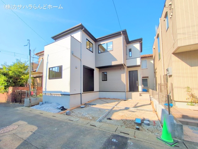 埼玉県坂戸市千代田2丁目の新築戸建て外構写真 2025年8月18日撮影