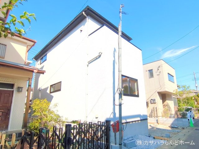 埼玉県坂戸市千代田2丁目の新築戸建て外構写真 2025年8月18日撮影