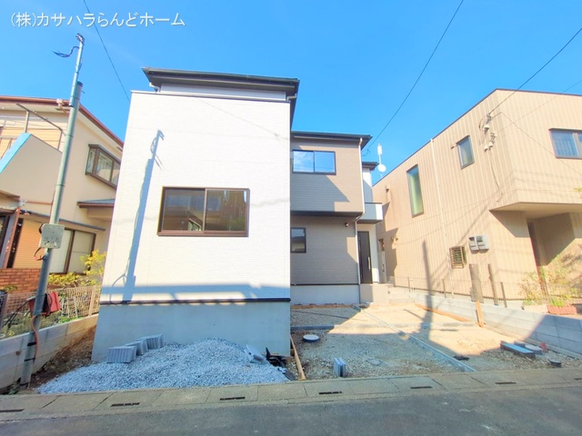 埼玉県坂戸市千代田2丁目の新築戸建て外構写真 2025年8月18日撮影